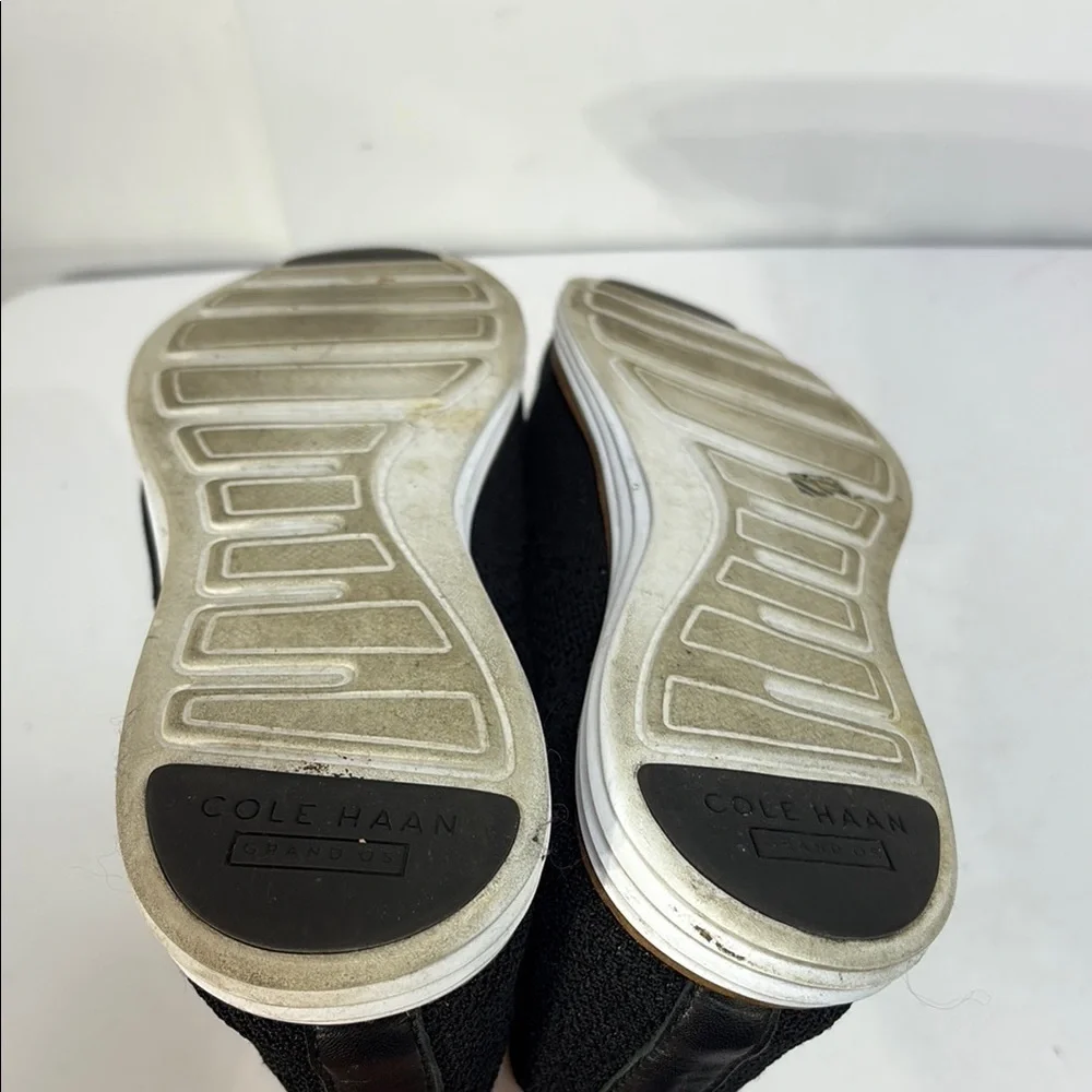 ☘️Cole Haan original grand Black and White Knit Sneakers wingtip, Oxford styling - Picture 8 of 8